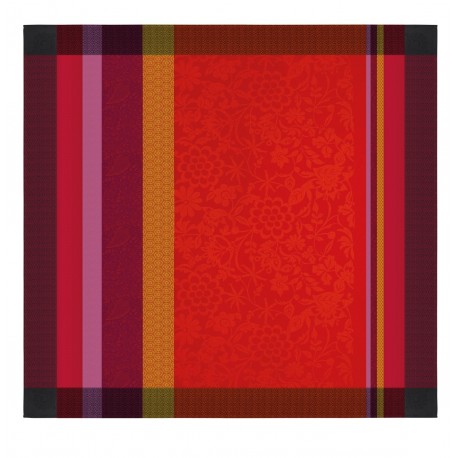 Nappe coton enduit Provence Gariguette